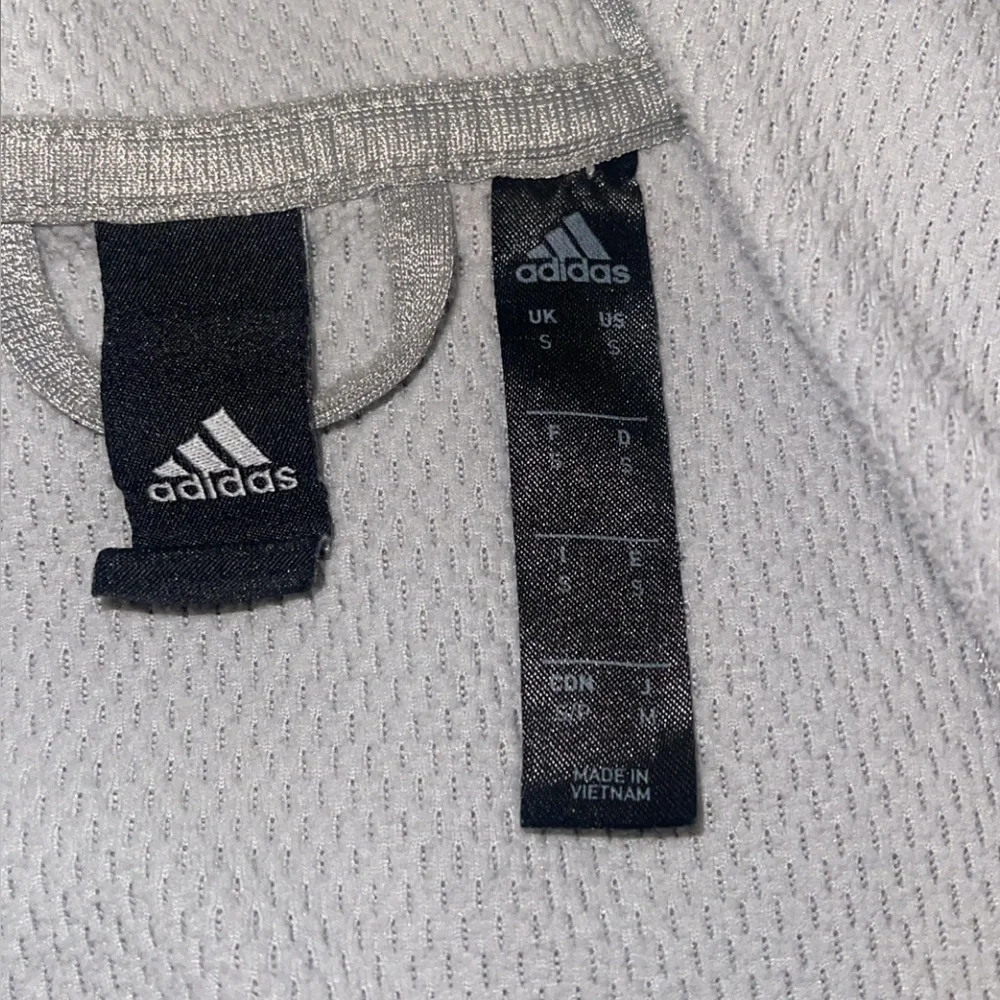 Adidas Climawarm Full-Zip Hoodie Men’s Small Light Gray